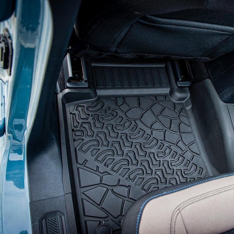 3W All Weather Car Mats for Ford Bronco 4-Door 2021-2026 (Left Hand Drive)