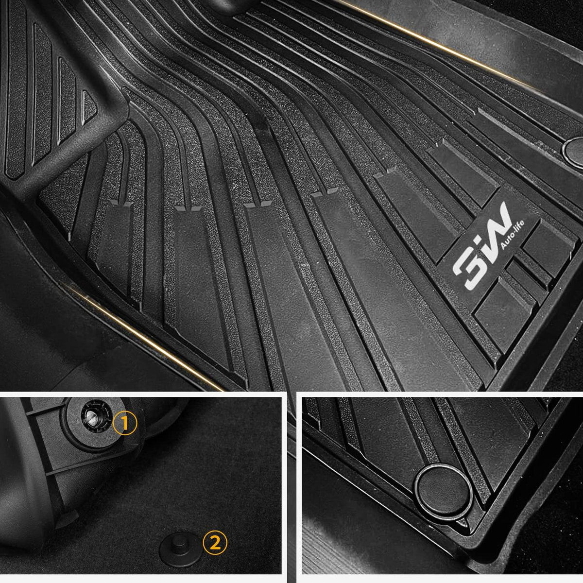 3W All Weather Car Mats For Skoda Elroq 2025-2027 (Left Hand Drive)