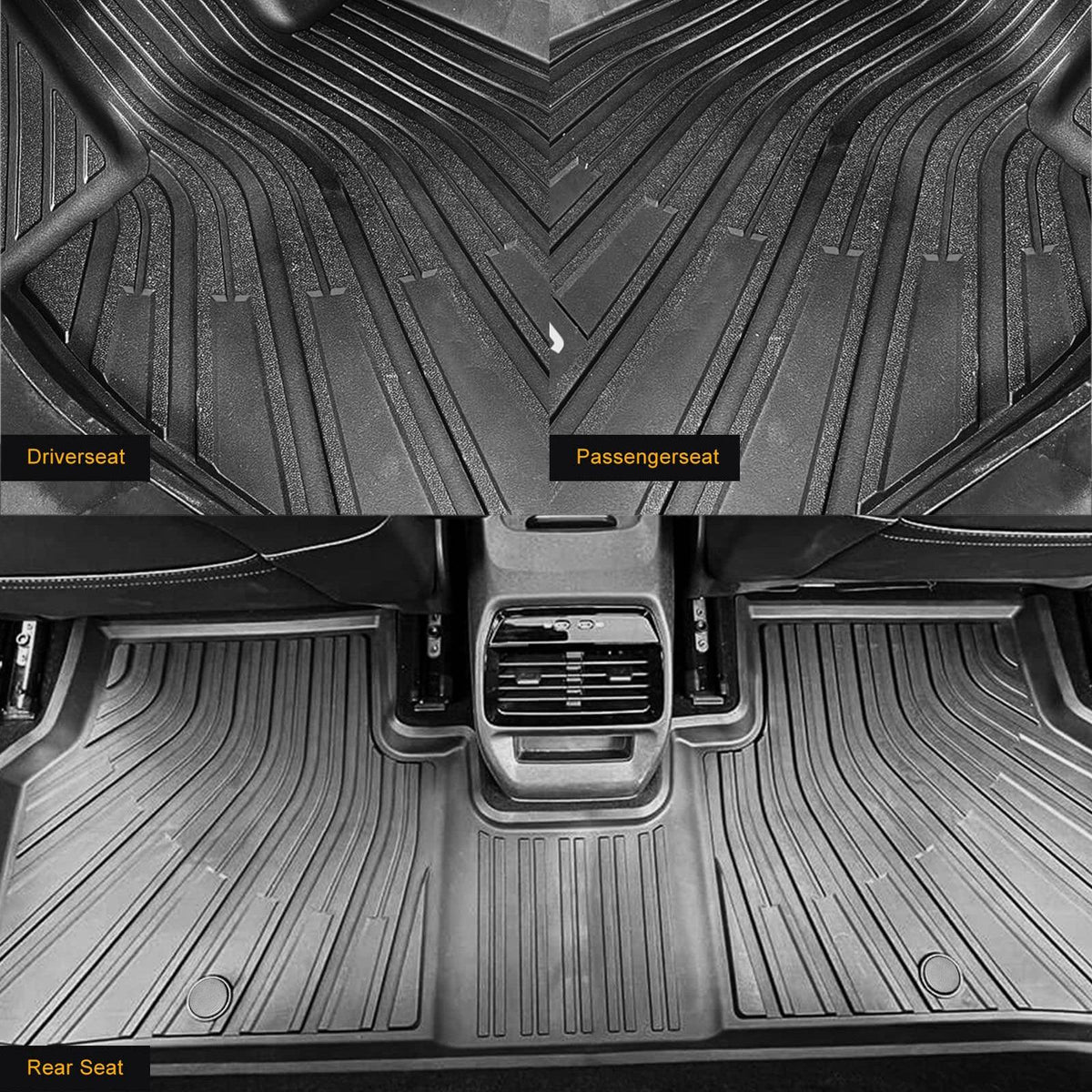 3W All Weather Car Mats For Skoda Elroq 2025-2027 (Left Hand Drive)