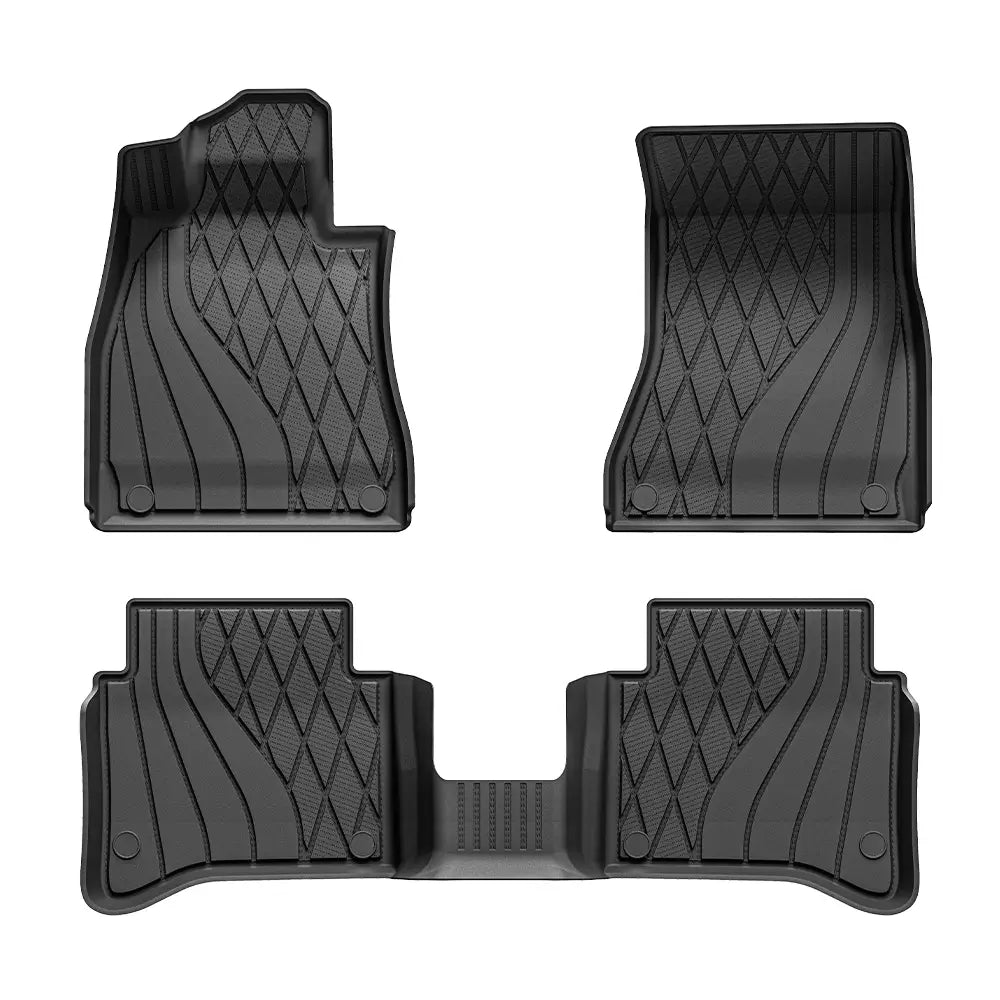 3W All Weather Car Mats For Benz S CLASS Long W223 2021-2026 (Left Hand Drive)