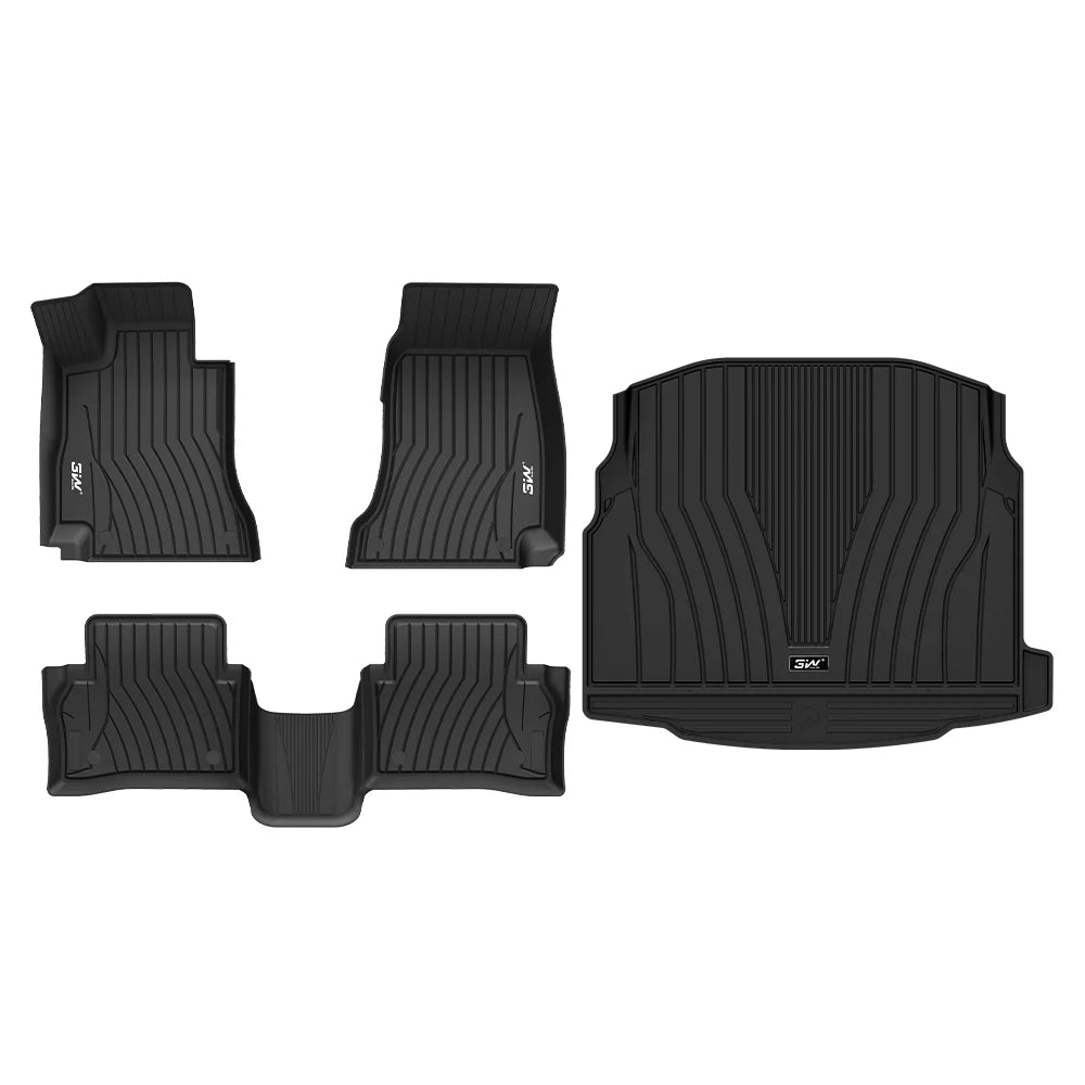 3W All Weather Car Mats For Mercedes Benz E Class W213 2016-2022 (Left Hand Drive)