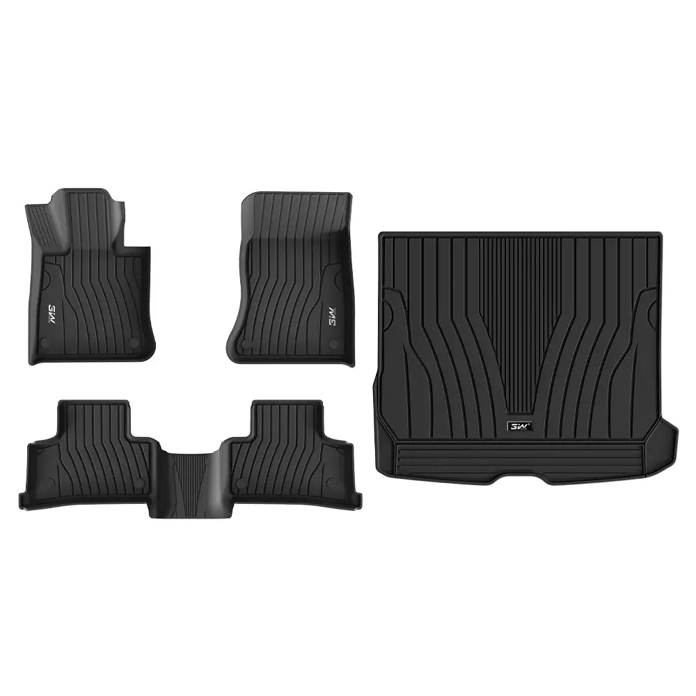 3W All Weather Car Mats For Mercedes Benz GLC S X254 2023-2026 (Left Hand Drive)