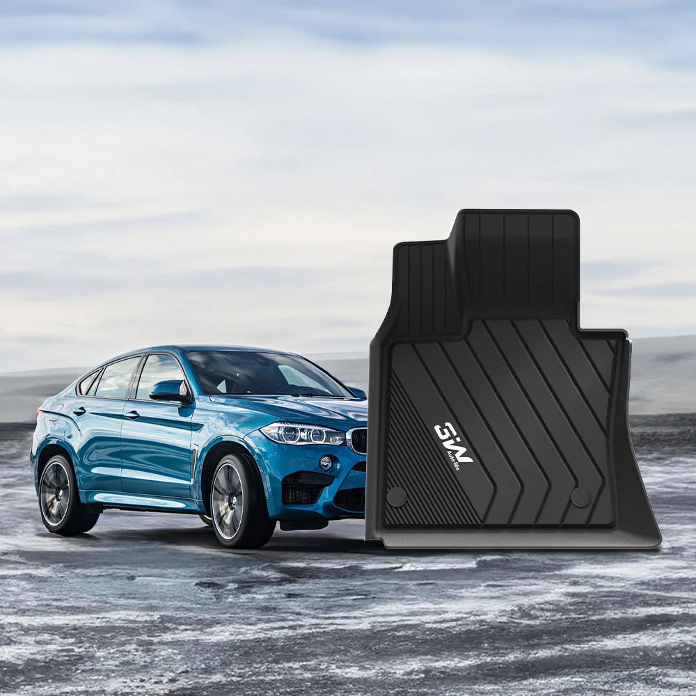 3W All Weather Car Mats For BMW X6 F16 2015-2018/X5 F15 2014-2018 (Left Hand Drive)