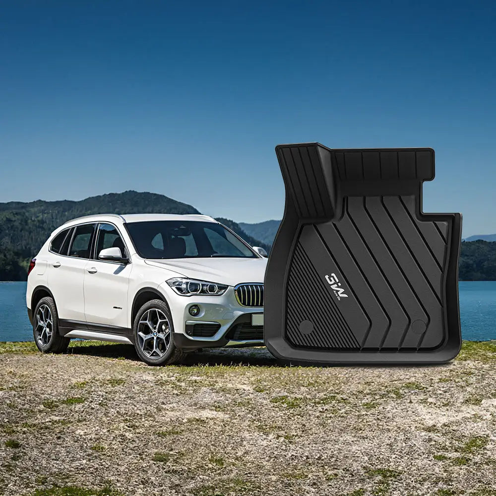 3W All Weather Car Mats For BMW X1 F48 2016-2022 (Left Hand Drive)