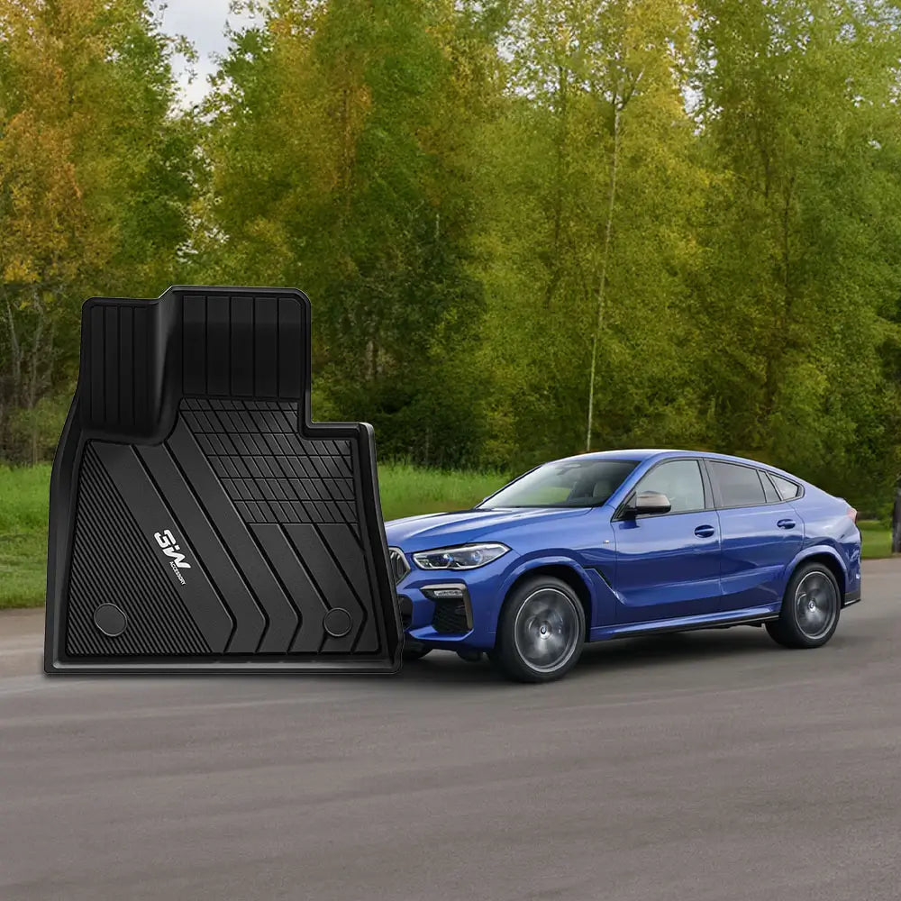 3W All Weather Car Mats For BMW X6 G06 2020-2027 (Left Hand Drive)