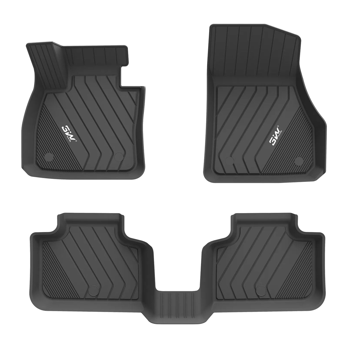 3W All Weather Car Mats For BMW 2 Series F45 2015-2024 (Left Hand Drive)