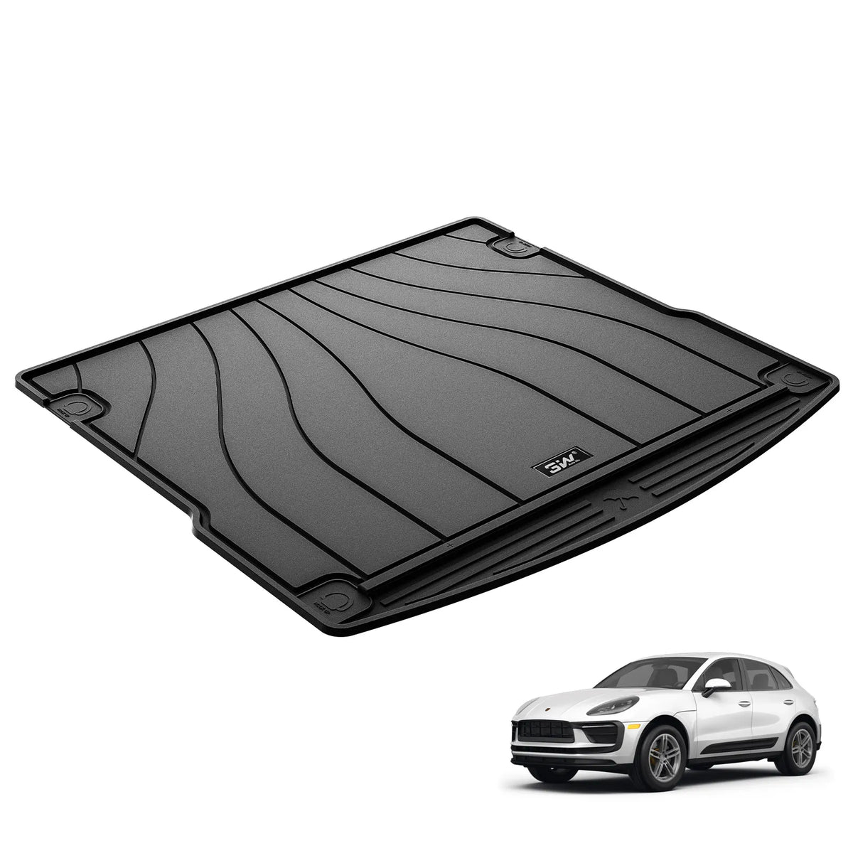 3W All Weather Car Mats For Porsche Macan 2014-2026 (Left Hand Drive)