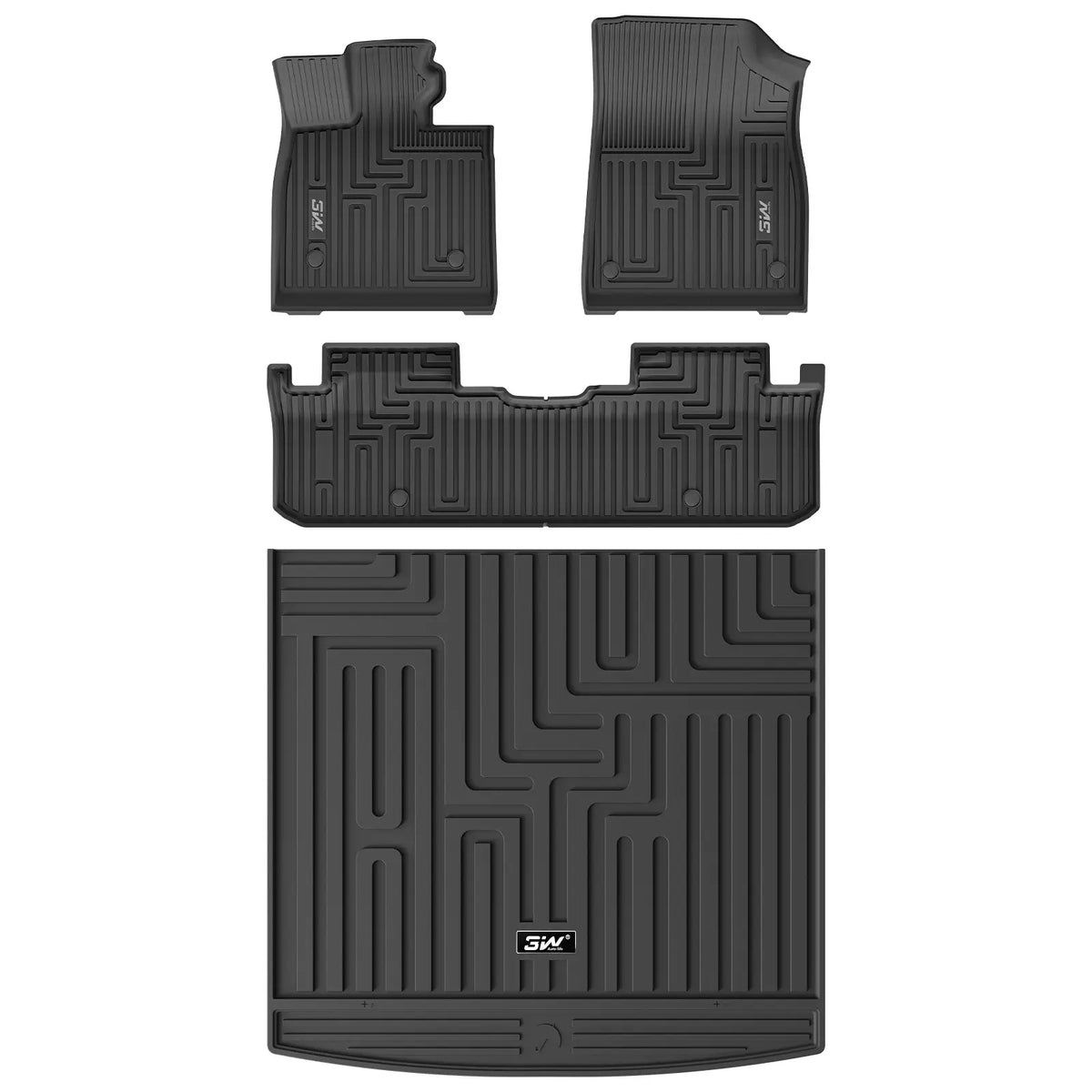 3W All Weather Car Mats for BYD Seal U DM-i (Song Plus) 2022-2026 (Left Hand Drive)