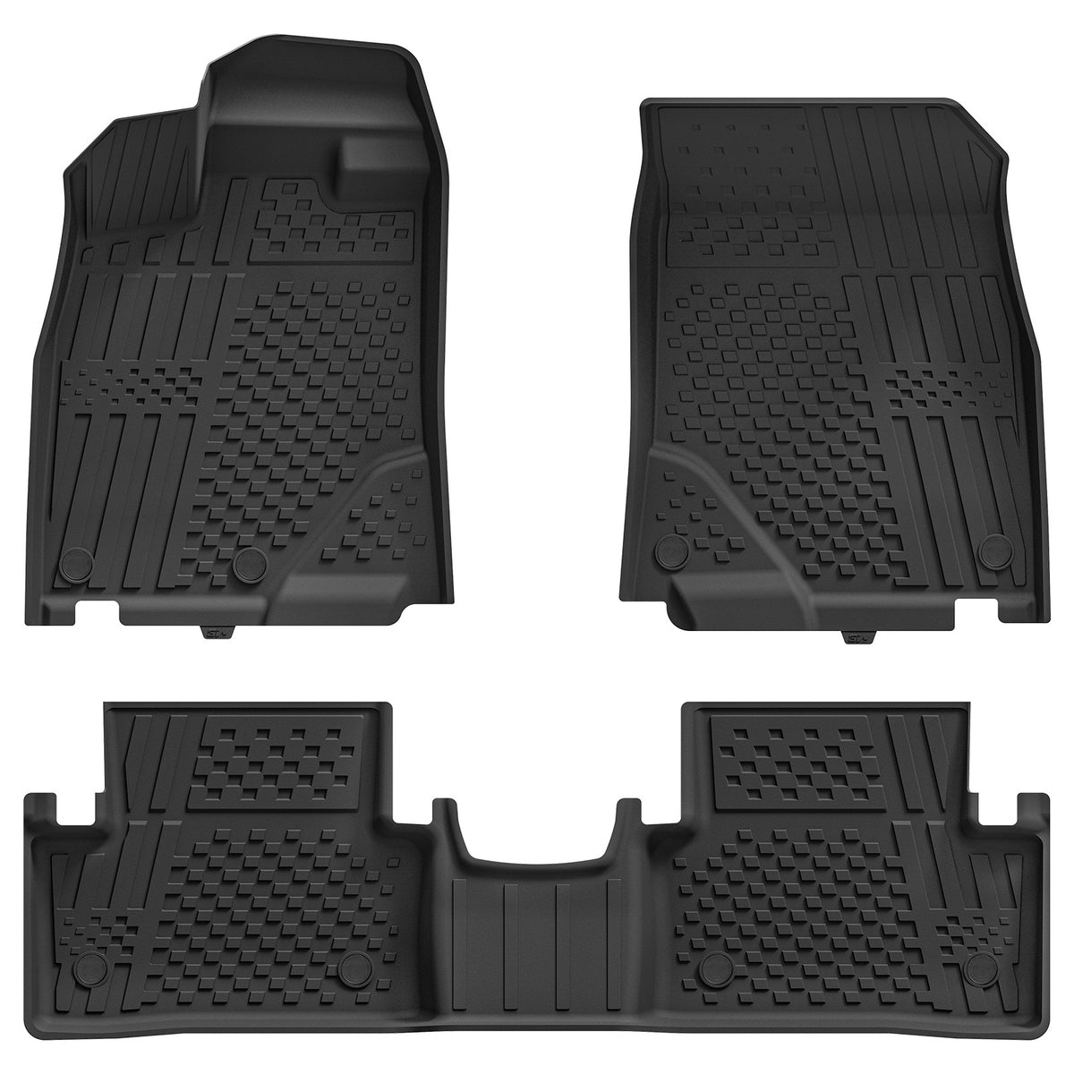 3W All Weather Car Mats For Peugeot 3008 2024-2026 (Left Hand Drive)