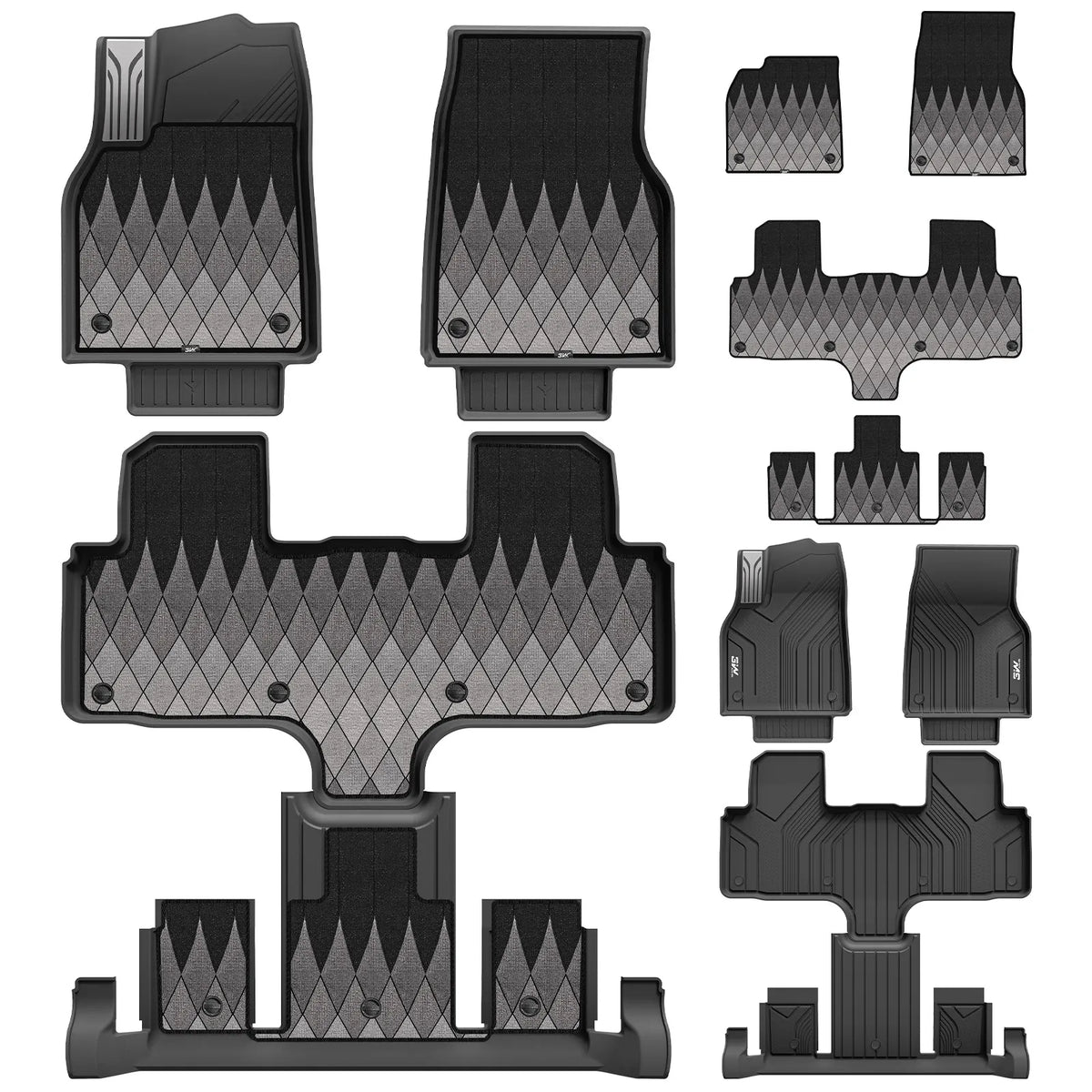 3W All Weather Car Mats For Tesla Model Y L 2026 (Left Hand Drive)