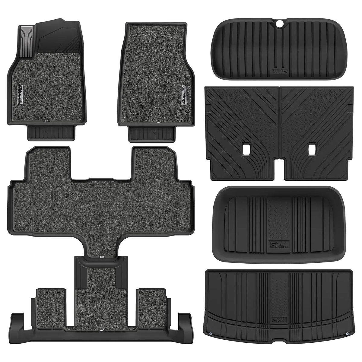 3W All Weather Car Mats For Tesla Model Y L 2026 (Left Hand Drive)