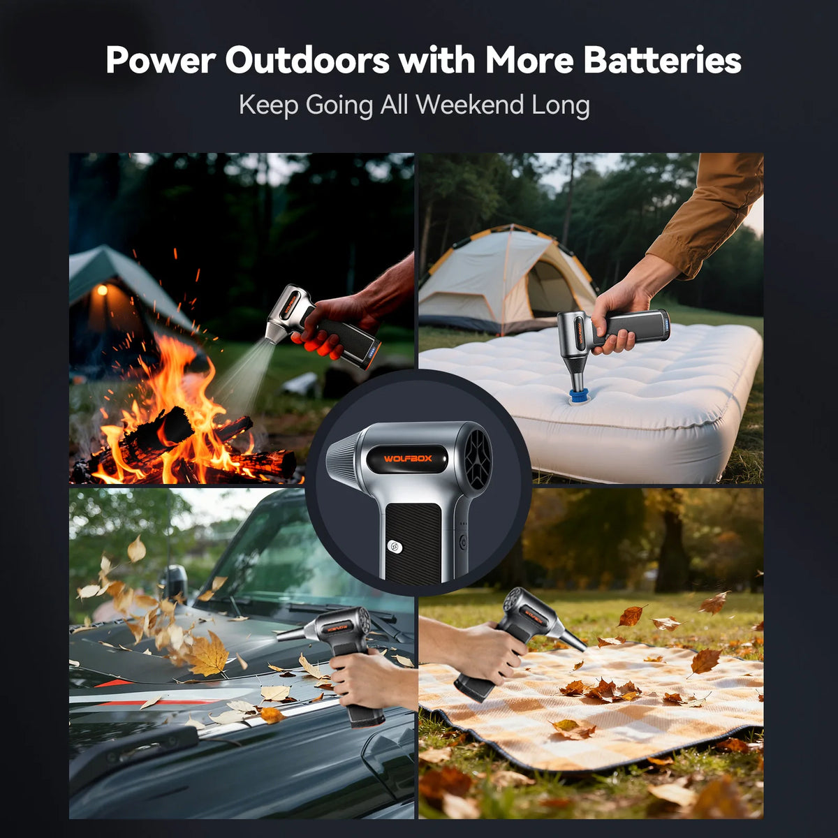 WOLFBOX MF200 Compressed Air Duster