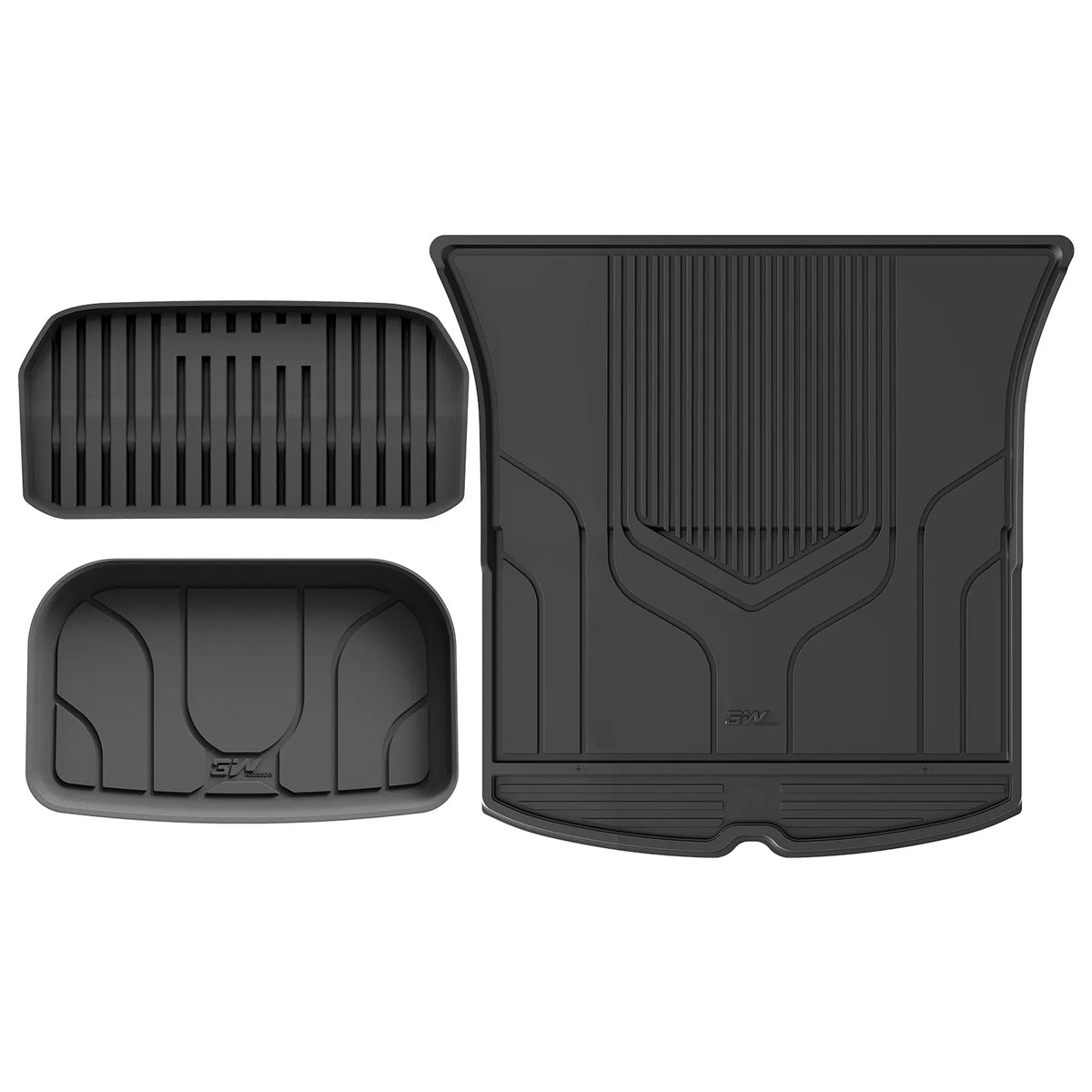 3W All Weather Car Mats For Tesla Model Y 2020-2024 (Left Hand Drive)
