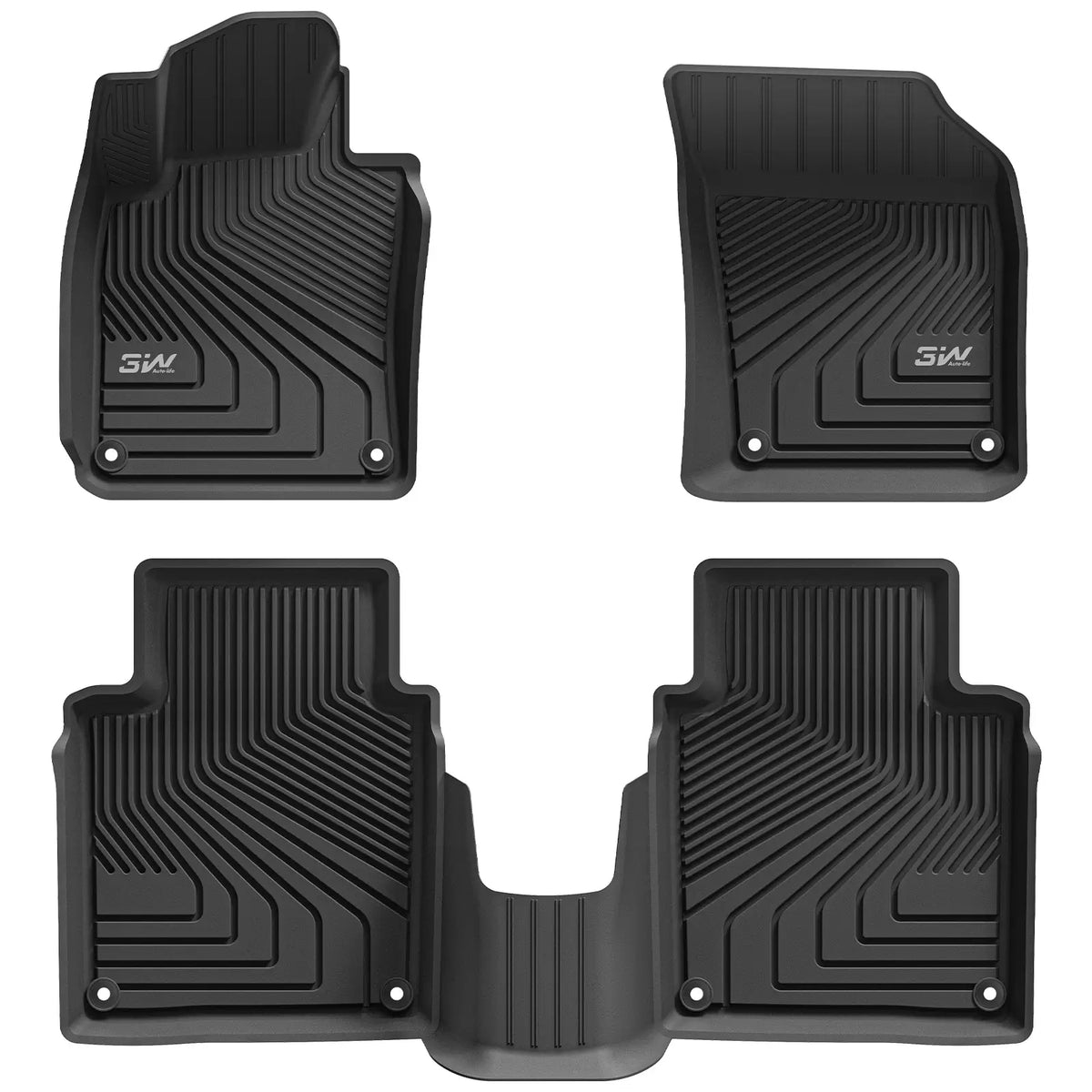 3W All Weather Car Mats for Volvo S90 2017-2026 (Left Hand Drive)