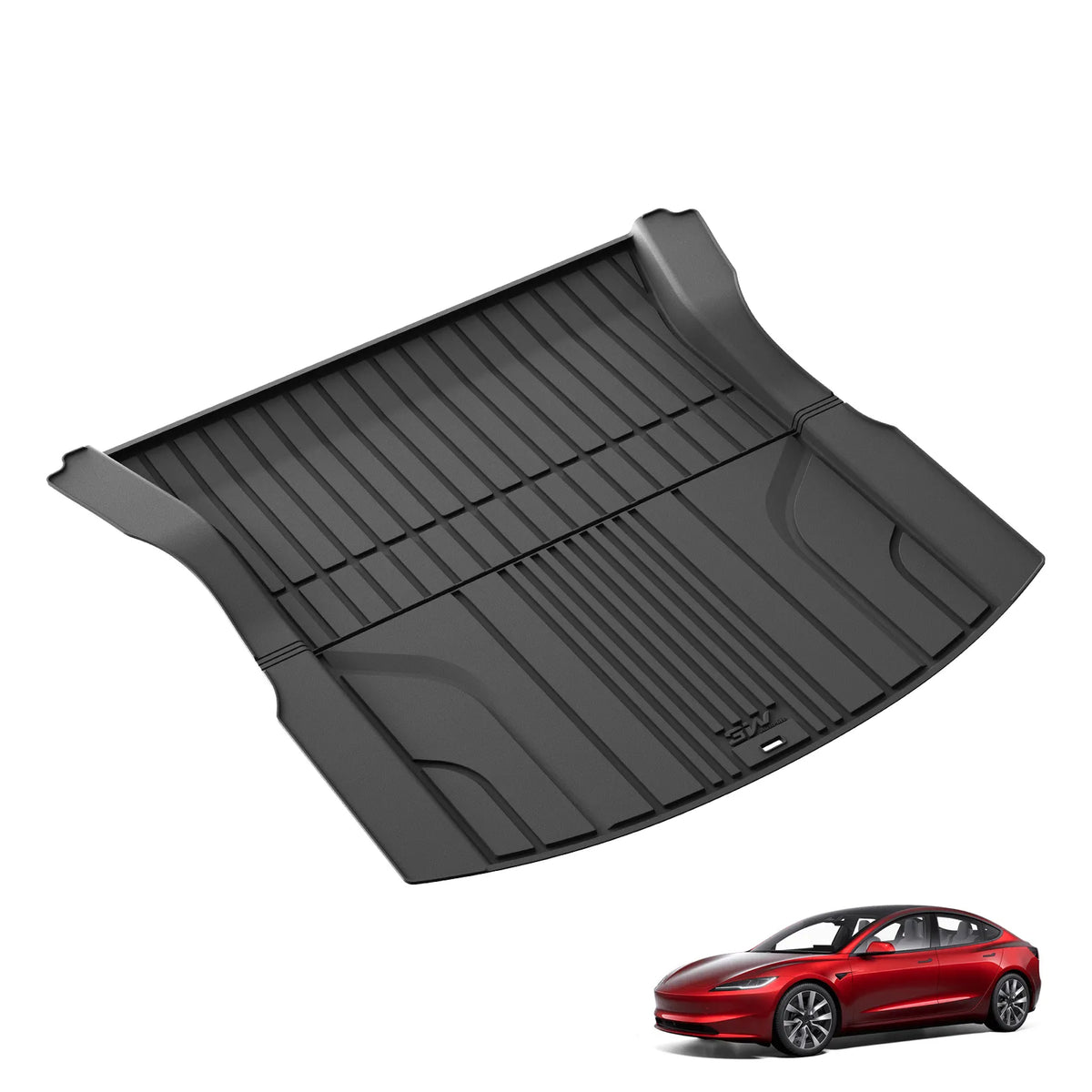 3W All Weather Boot Liner For Tesla Model 3 Highland 2024-2026