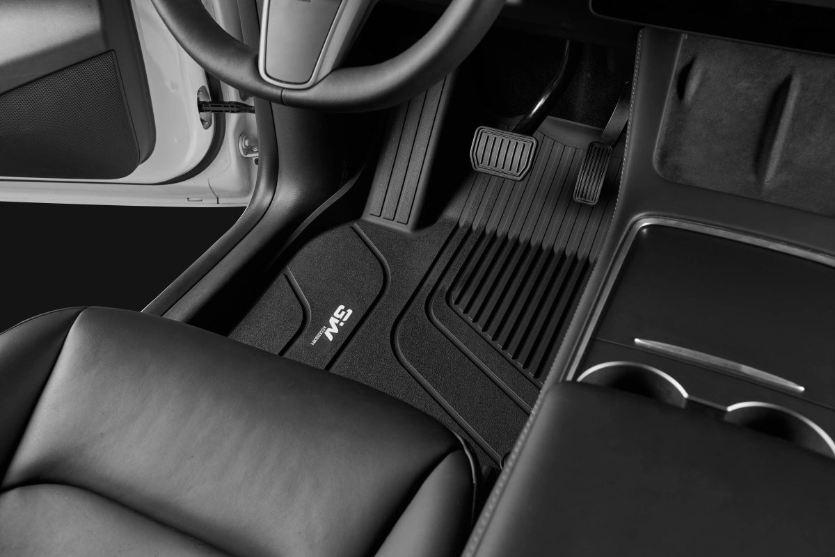 3W All Weather Car Mats For Tesla Model Y 2020-2024 (Left Hand Drive)