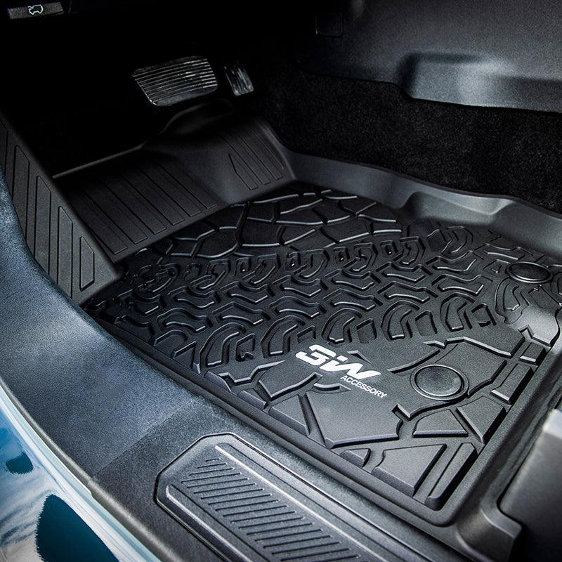 3W All Weather Car Mats for Ford Bronco 4-Door 2021-2026 (Left Hand Drive)