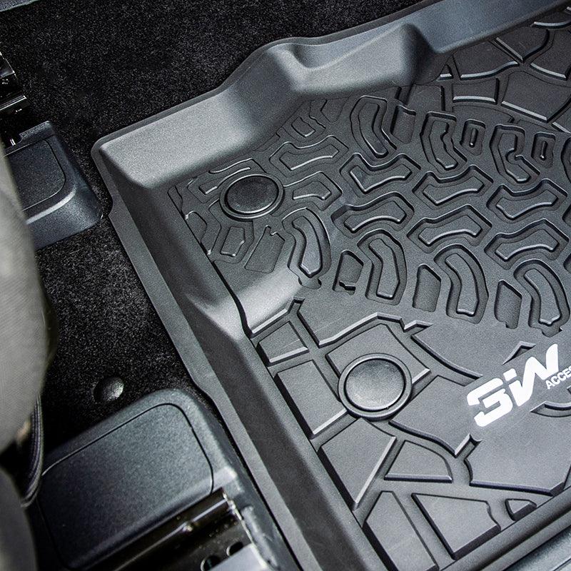 3W All Weather Car Mats for Ford Bronco 4-Door 2021-2026 (Left Hand Drive)