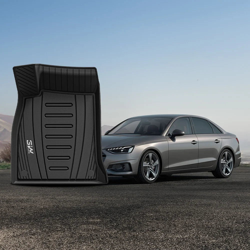 3W All Weather Car Mats For AUDI A4 S Sedan B9 8W 2016-2024  LHD