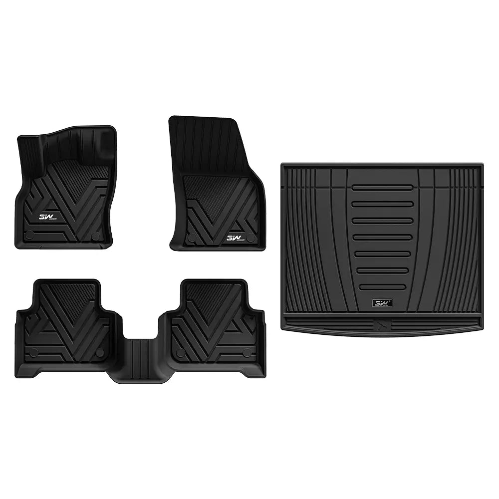 3W All Weather Car Mats For AUDI Q3 S F3 2019-2025 LHD