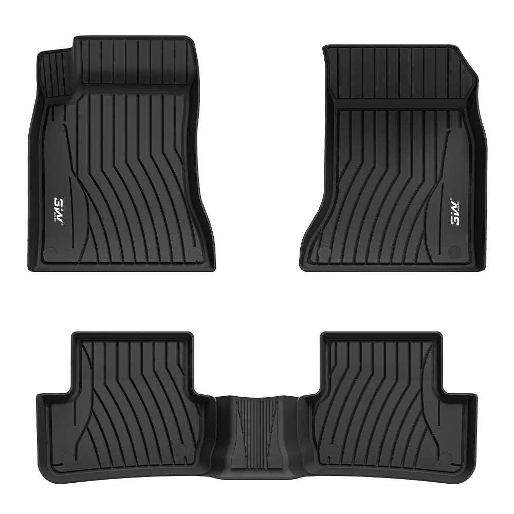 3W All Weather Car Mats For BENZ CLA C117 3-XIANG/A CLASS W176 2-XIANG 2013-2018 (Left Hand Drive)