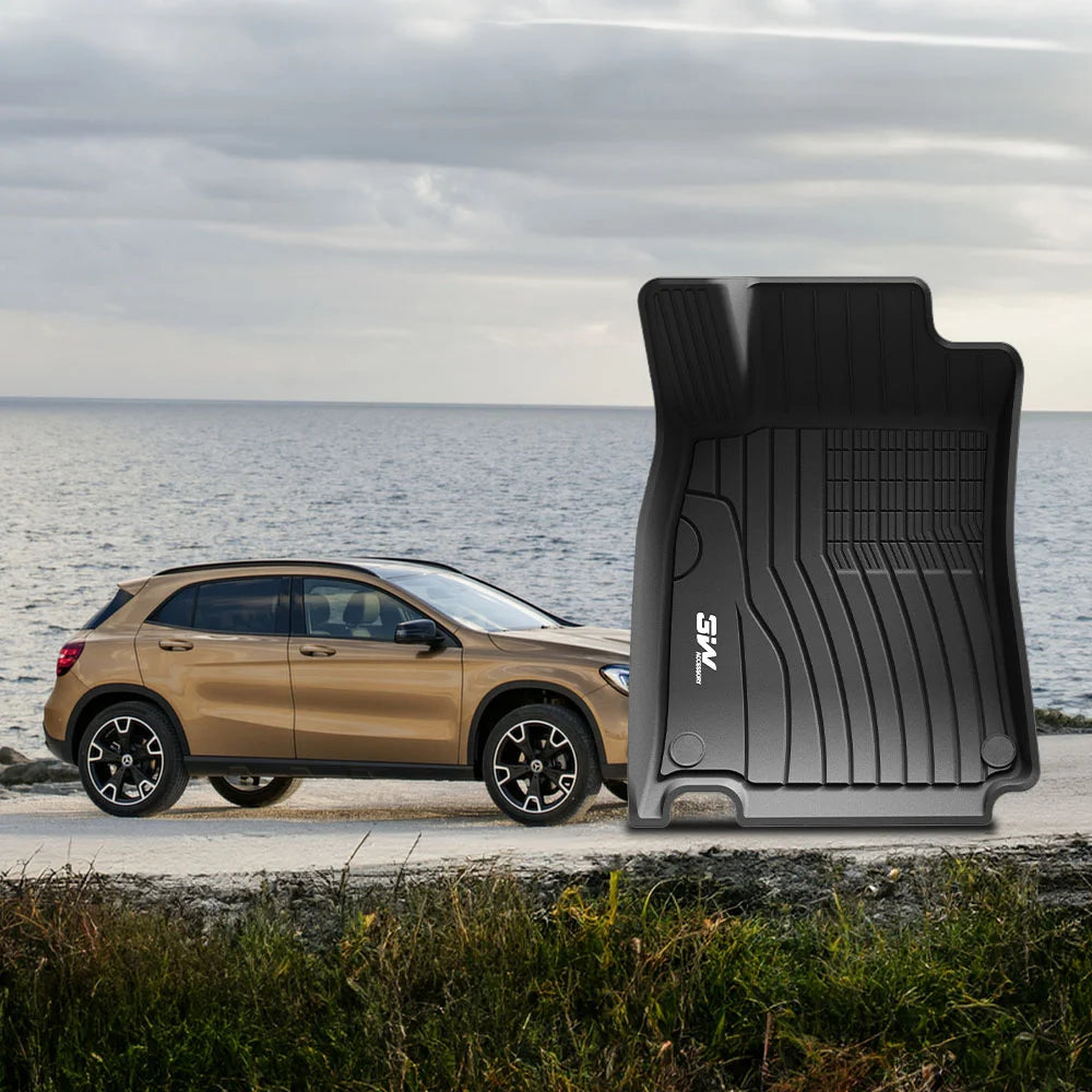 3W All Weather Car Mats For Mercedes Benz GLA X156 2014-2020 LHD