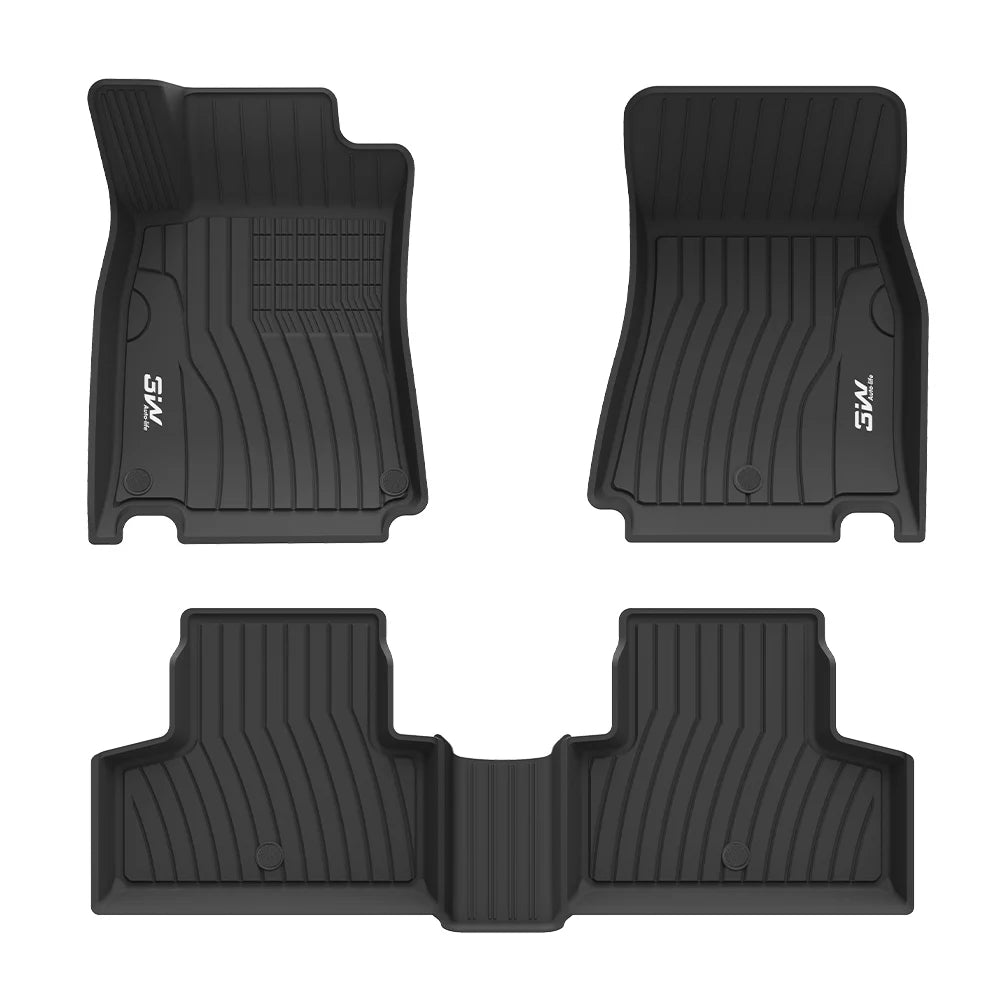 3W All Weather Car Mats For Mercedes Benz GLB X247 2020-2025 LHD