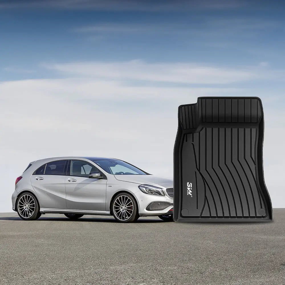 3W All Weather Car Mats For BENZ CLA C117 3-XIANG/A CLASS W176 2-XIANG 2013-2018 (Left Hand Drive)