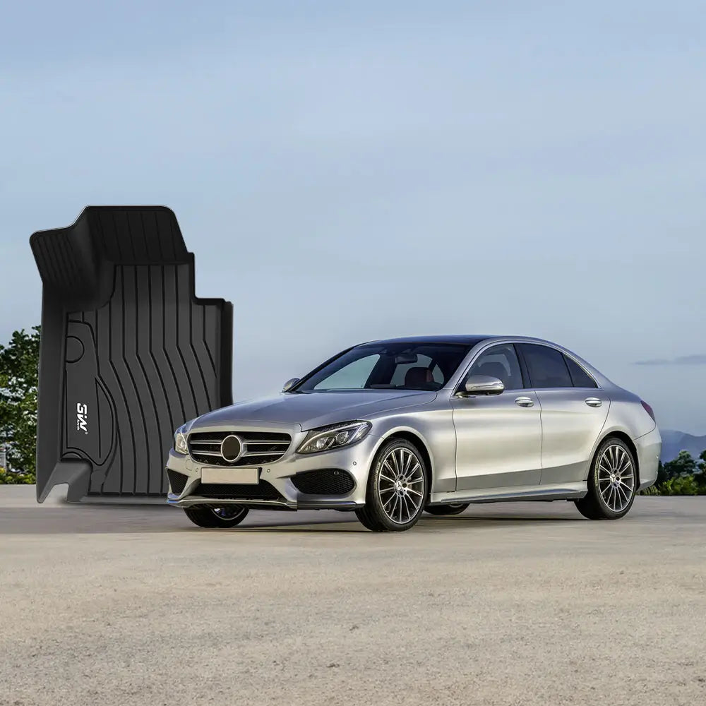 3W All Weather Car Mats For BENZ C CLASS S Sedan/Station Wagon W205 2014-2021 (Left Hand Drive)