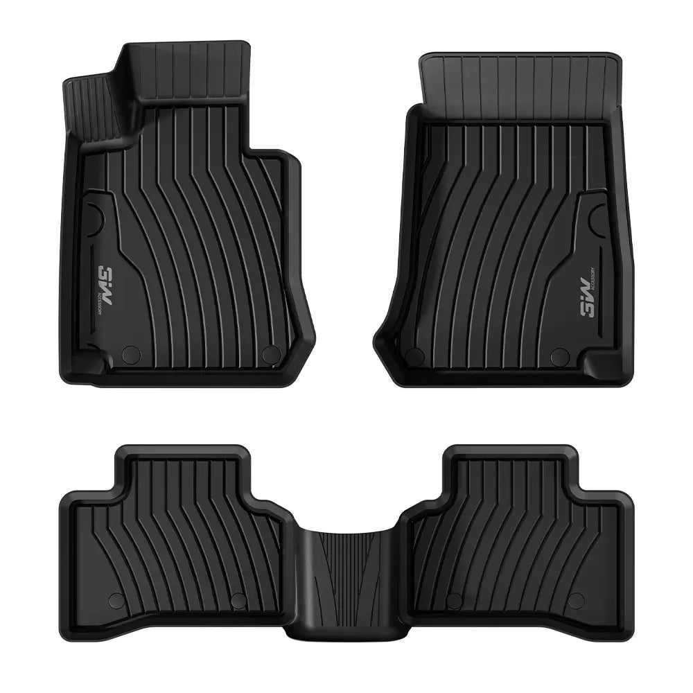 3W All Weather Car Mats  For Mercedes Benz GLC X253 2016-2022 (Left Hand Drive)