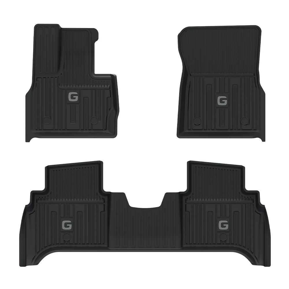 3W All Weather Car Mats For Mercedes Benz G Class W463 / W465 2020-2026 (Left Hand Drive)