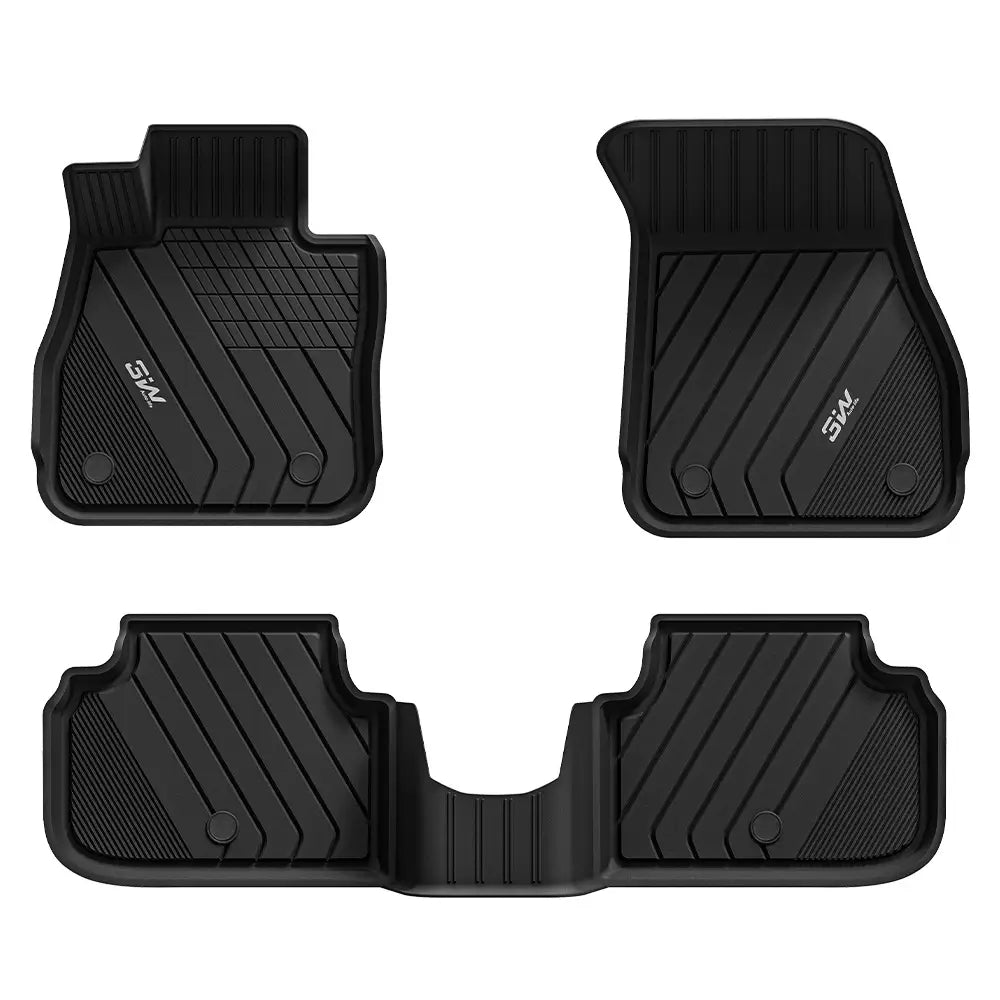 3W All Weather Car Mats For BMW 1 Series 2XIANG F40 2020-2024 (Left Hand Drive)