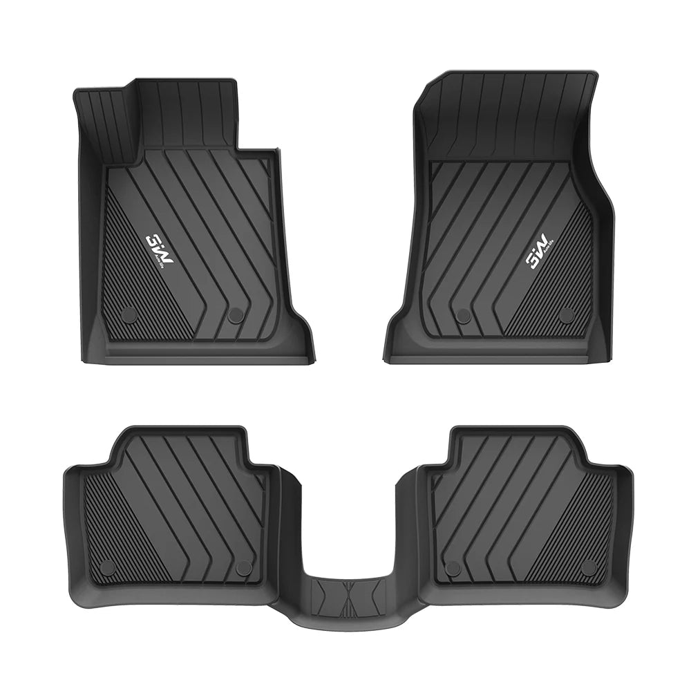 3W All Weather car mats for BMW 3 Series F30 2012-2018 (Left Hand Drive)