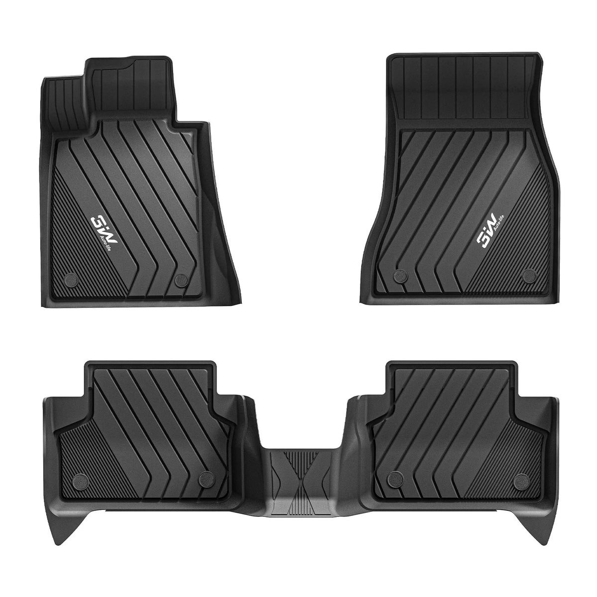 3W All Weather Car Mats For BMW 5 Series S G30 2017-2023 (Left Hand Drive)