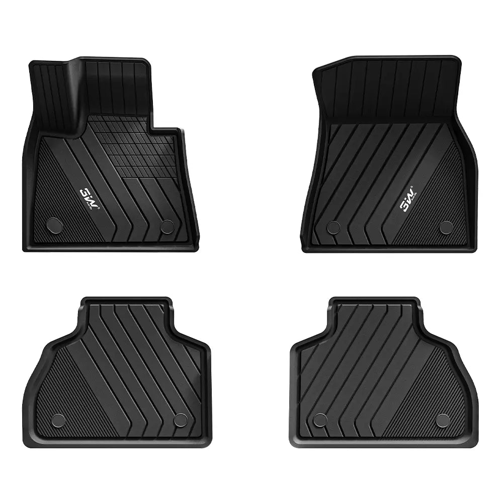 3W All Weather Car Mats For BMW X7 G07 6 Seats 2020-2027 (Left Hand Drive)