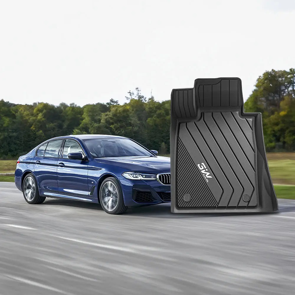 3W All Weather Car Mats For BMW 5 Series S G30 2017-2023 (Left Hand Drive)