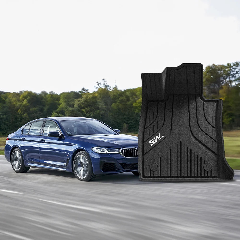 3W All Weather Car Floor Mats for BMW 5 Series G60 2024-2026 (Left Hand Drive)