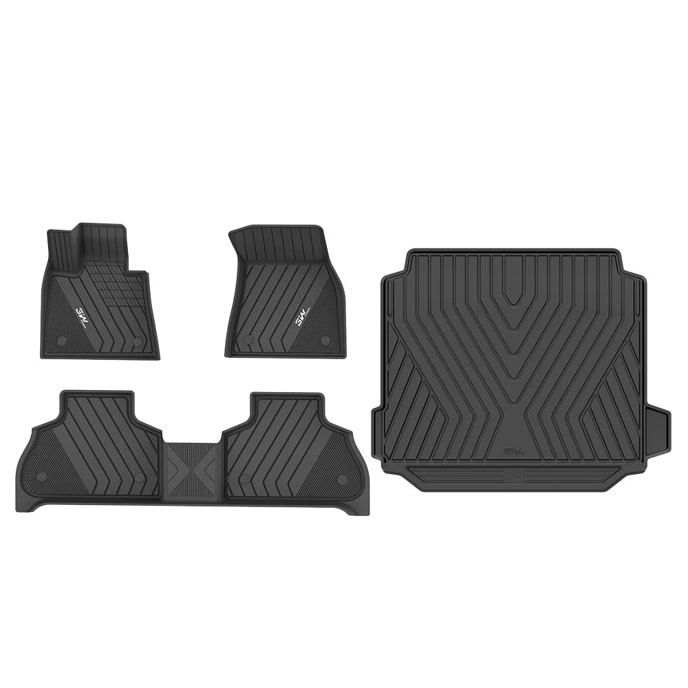 3W All Weather Car Mats For BMW X5 G05 2019-2026 LHD