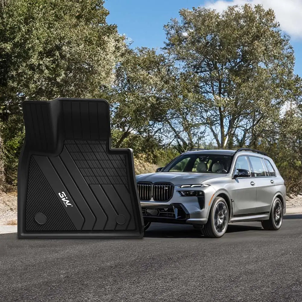 3W All Weather Car Mats For BMW X7 G07 6 Seats 2020-2027 (Left Hand Drive)