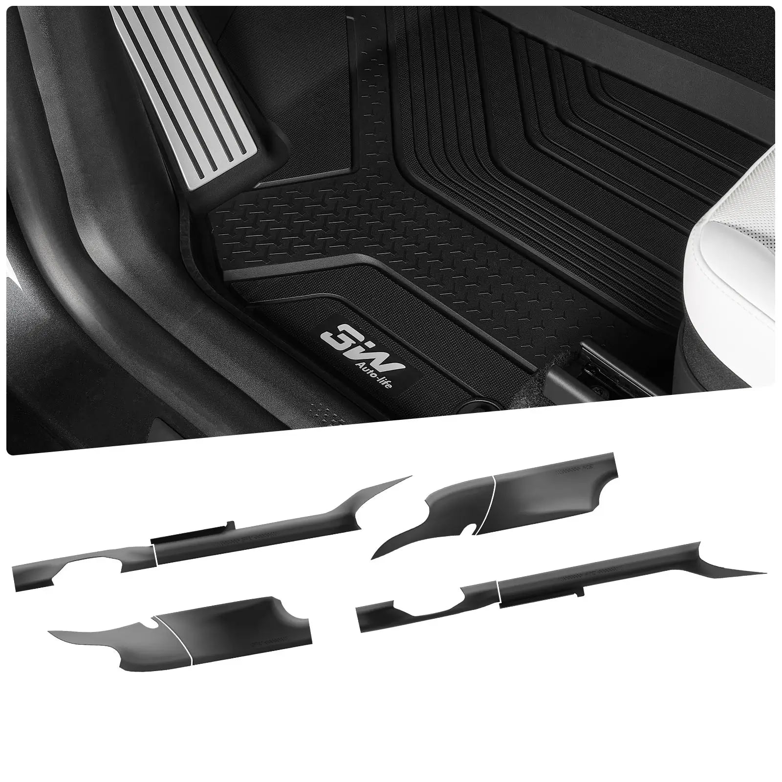 3W Car Door Sill Protector for Model Y Juniper Premium / Performance 2025-2026