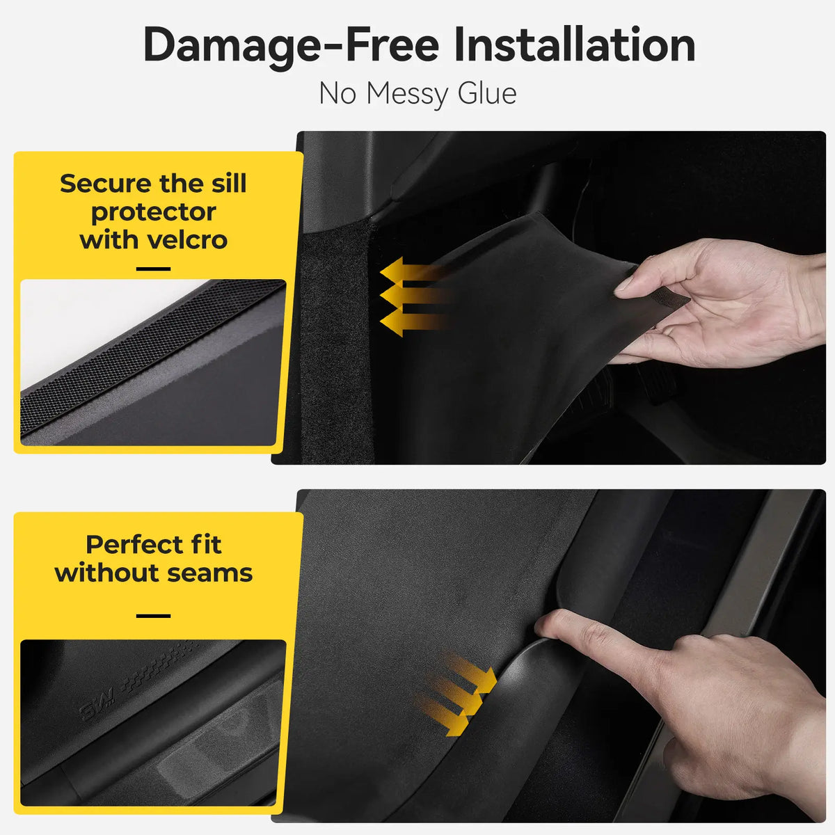 3W Car Door Sill Protector for Tesla Model Y Juniper/Premium/Performance 2025-2026
