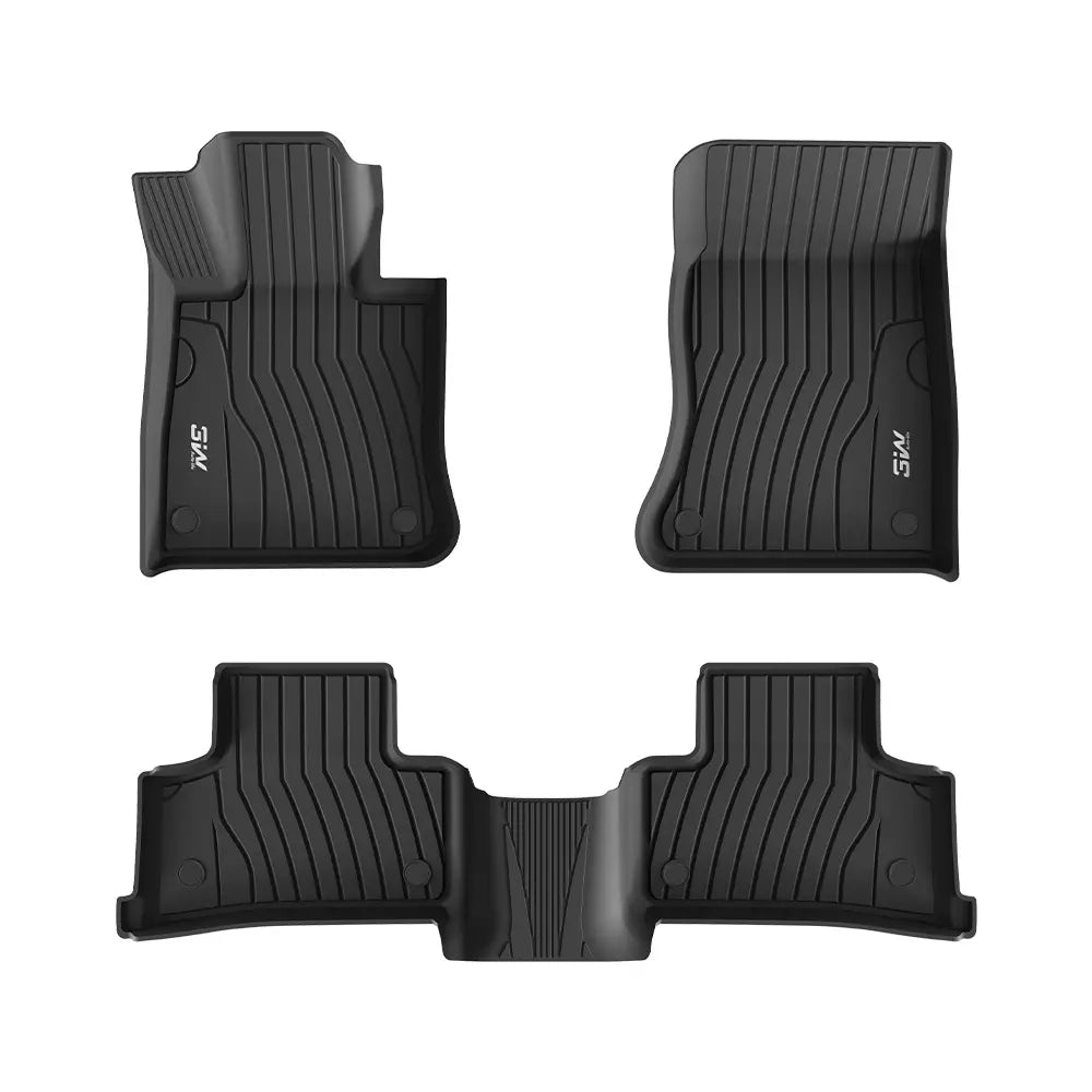 3W All Weather Car Mats For Mercedes Benz GLC S X254 2023-2026 (Left Hand Drive)