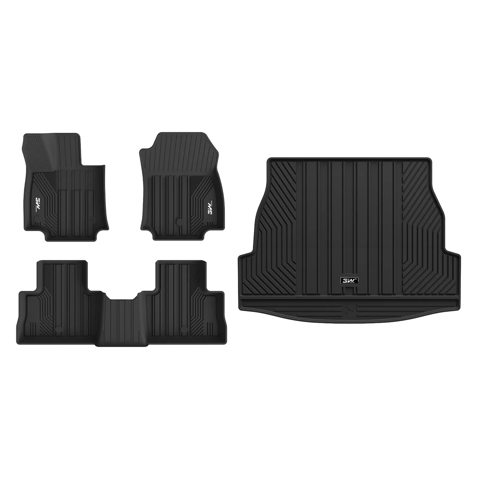 3W All Weather Car Mats For Toyota RAV4 XA50 2019-2025 LHD