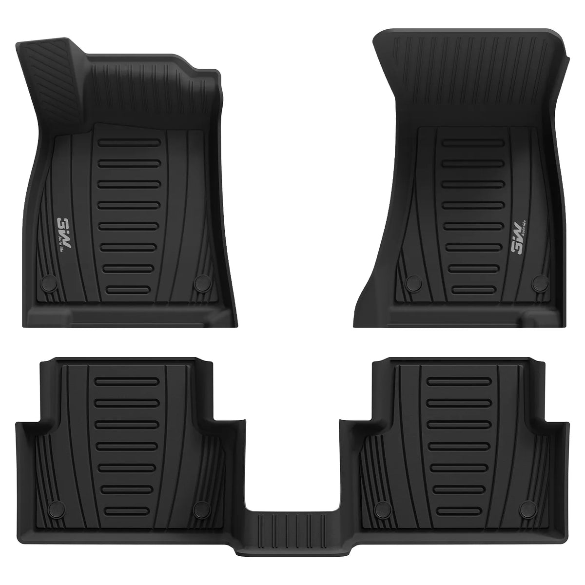 3W All Weather Car Mats For Audi A5 2025-2026 (Left Hand Drive)