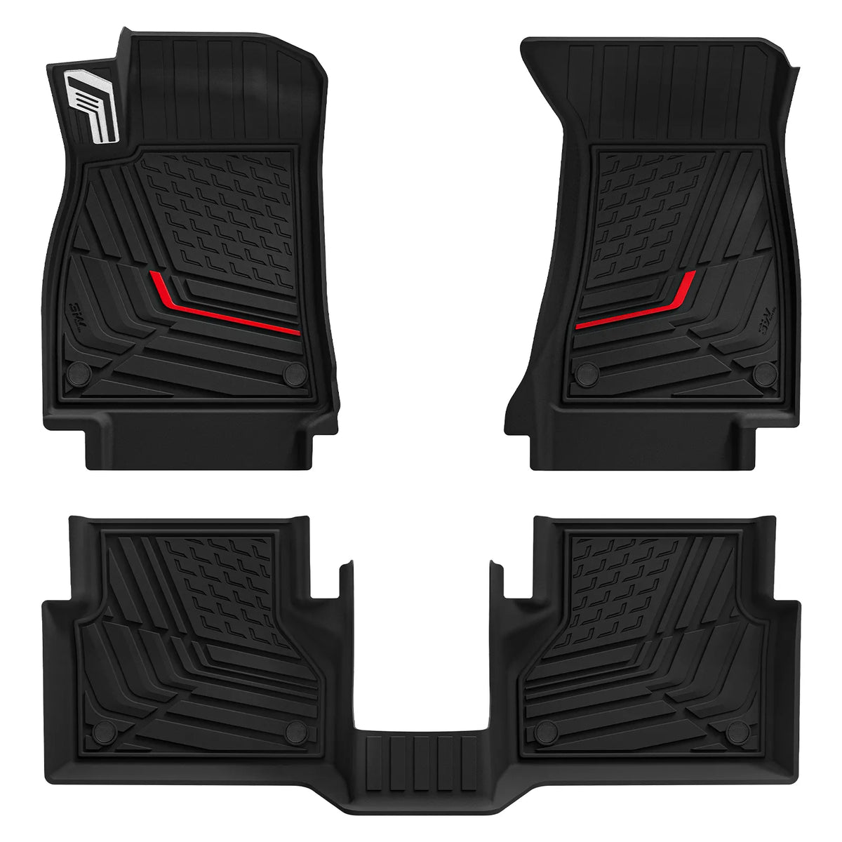 3W All Weather Car Mats For AUDI A6 2026 (Left Hand Drive)