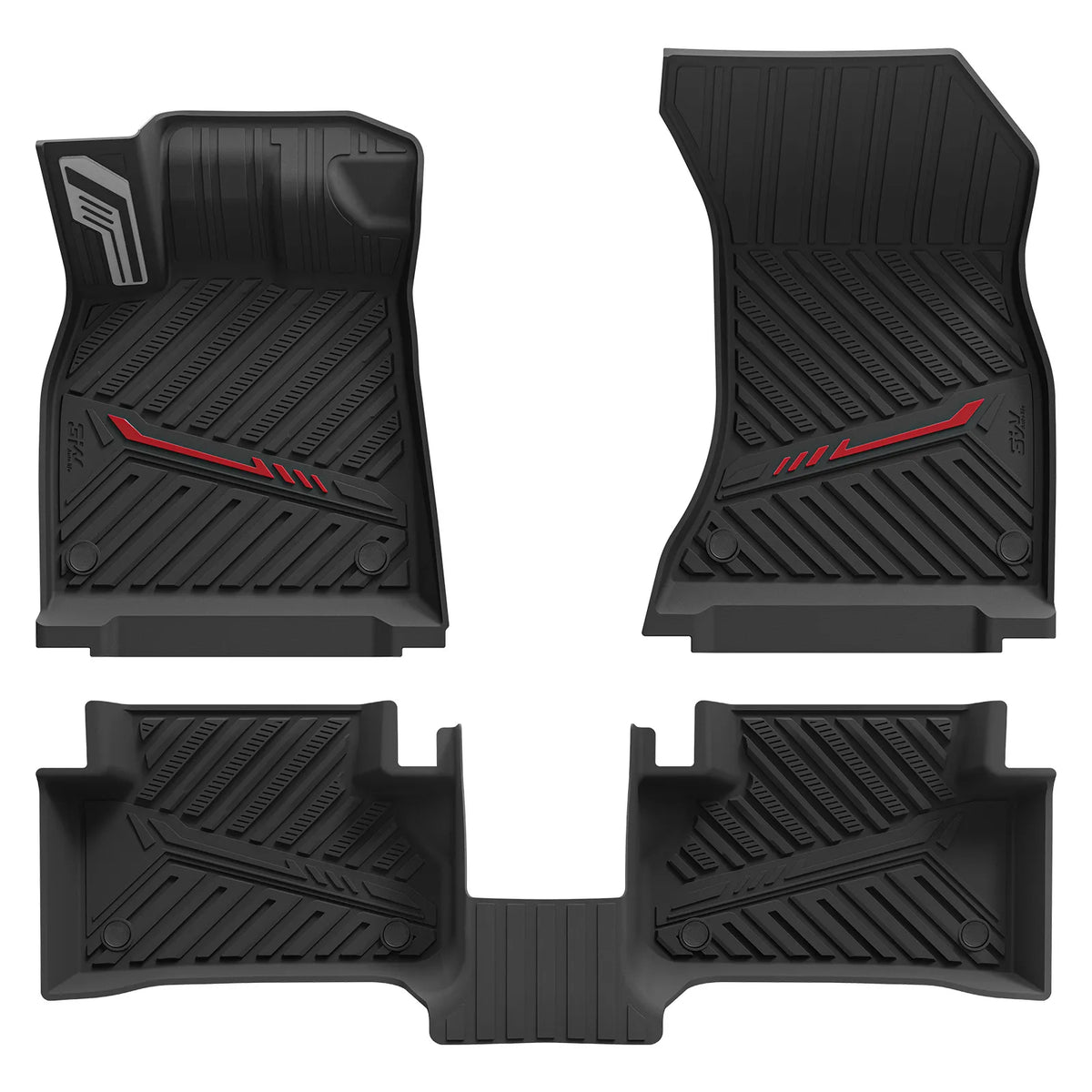 3W All Weather Car Mats For Audi Q5 2025-2026 (Left Hand Drive) (Not fit for Plug-in Hybrid)