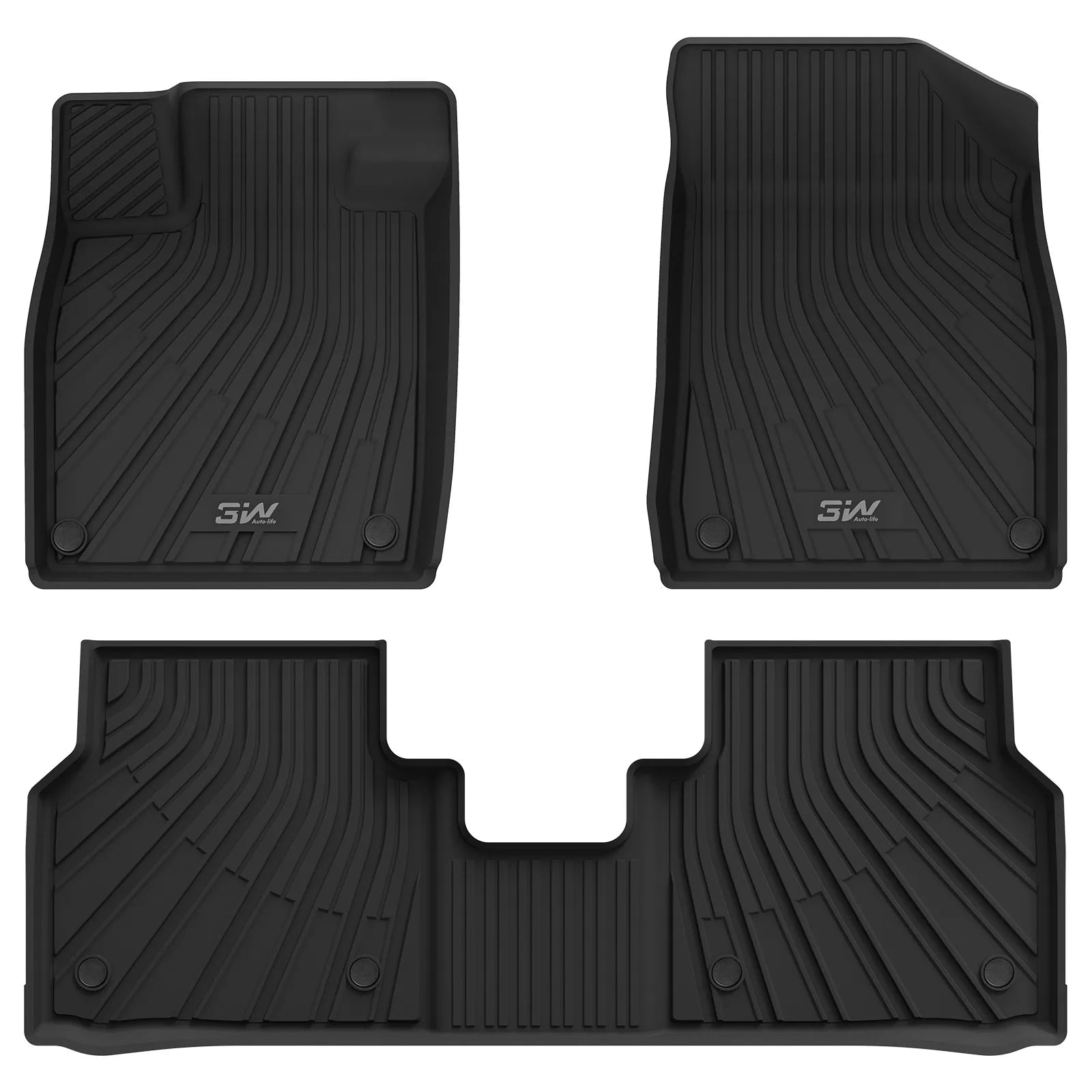 3W All Weather Car Mats For Skoda Enyaq 2021-2026 (Left Hand Drive)