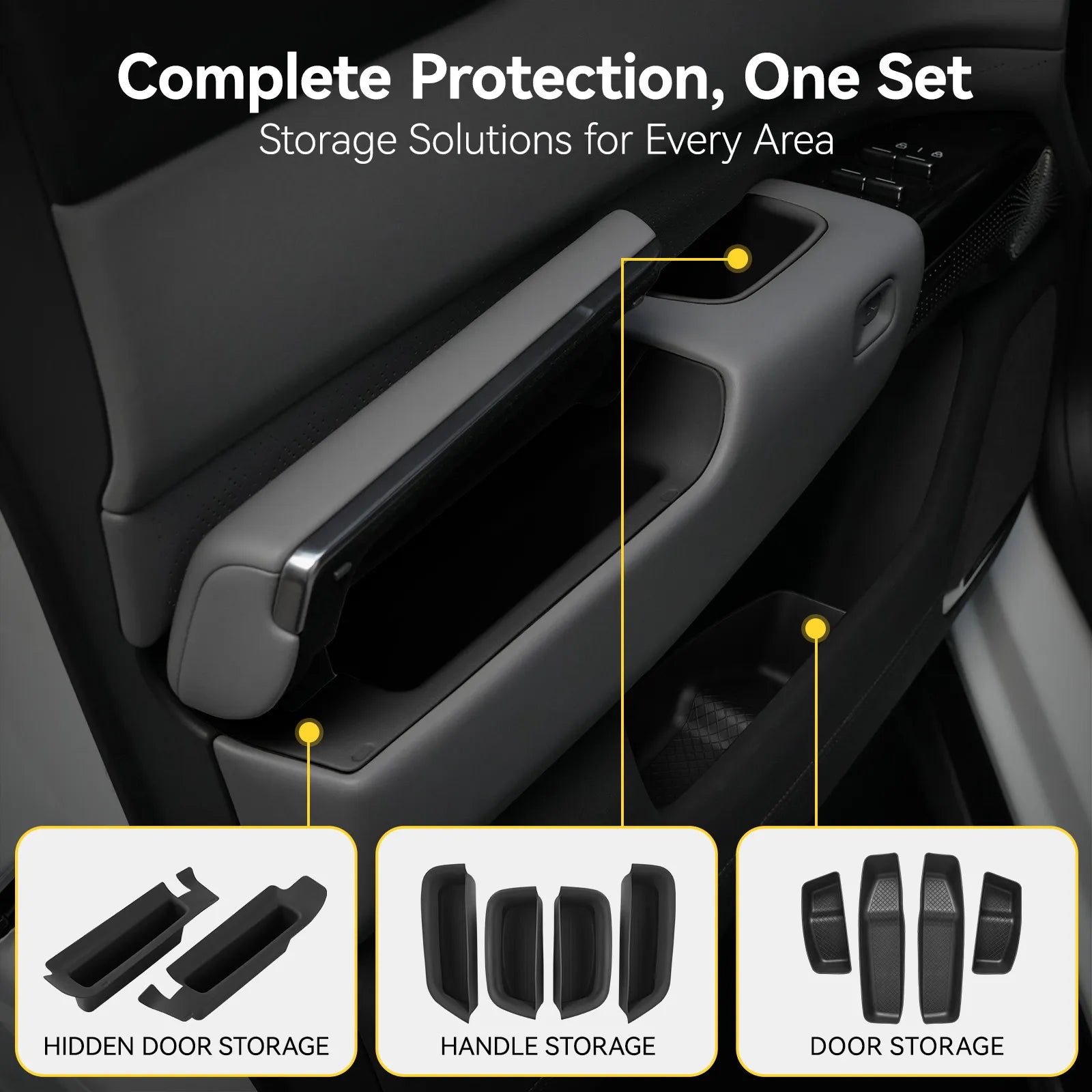 Door Storage Mat Set for Zeekr 7X 2024-2026
