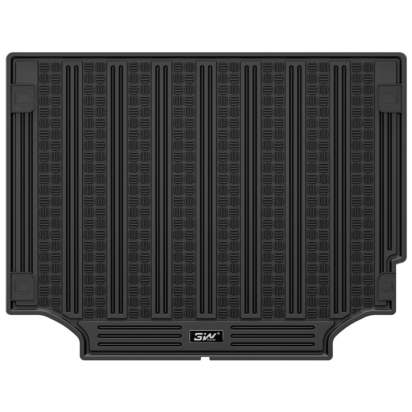 3W All Weather Car Mats For Land Rover Defender 110 5 Seats L663 2020-2025 LHD