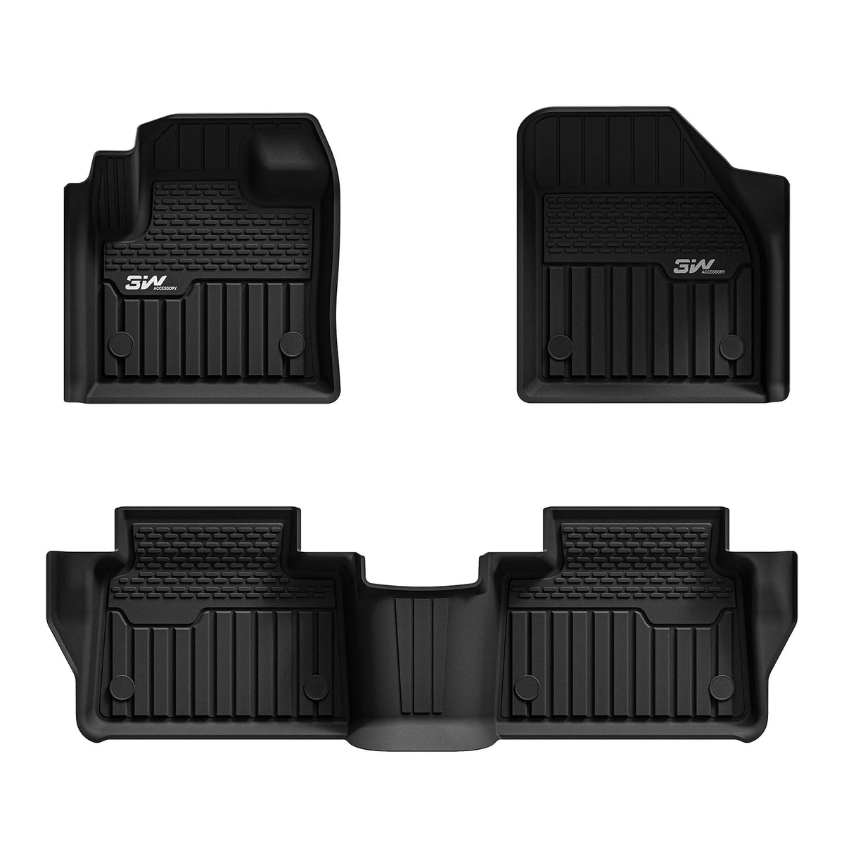 3W All Weather Car Mats For Land Rover Discovery Sport L550 2022-2026 (Left Hand Drive)